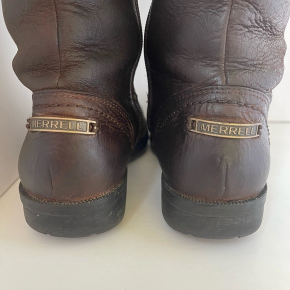 Merrell Vera Peak Brown Leather Boots - Picture 11 of 11